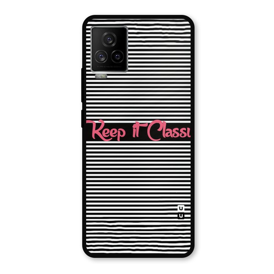 Keep It Classy Metal Back Case for iQOO 7 Legend 5G
