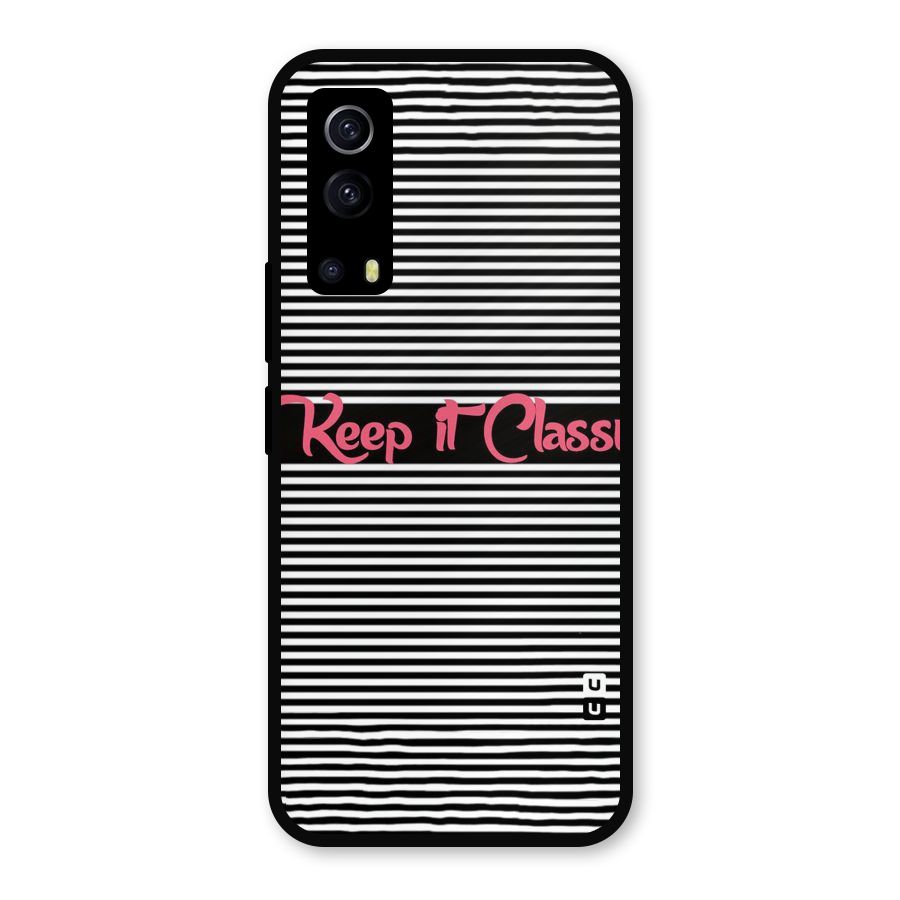 Keep It Classy Metal Back Case for iQOO Z3