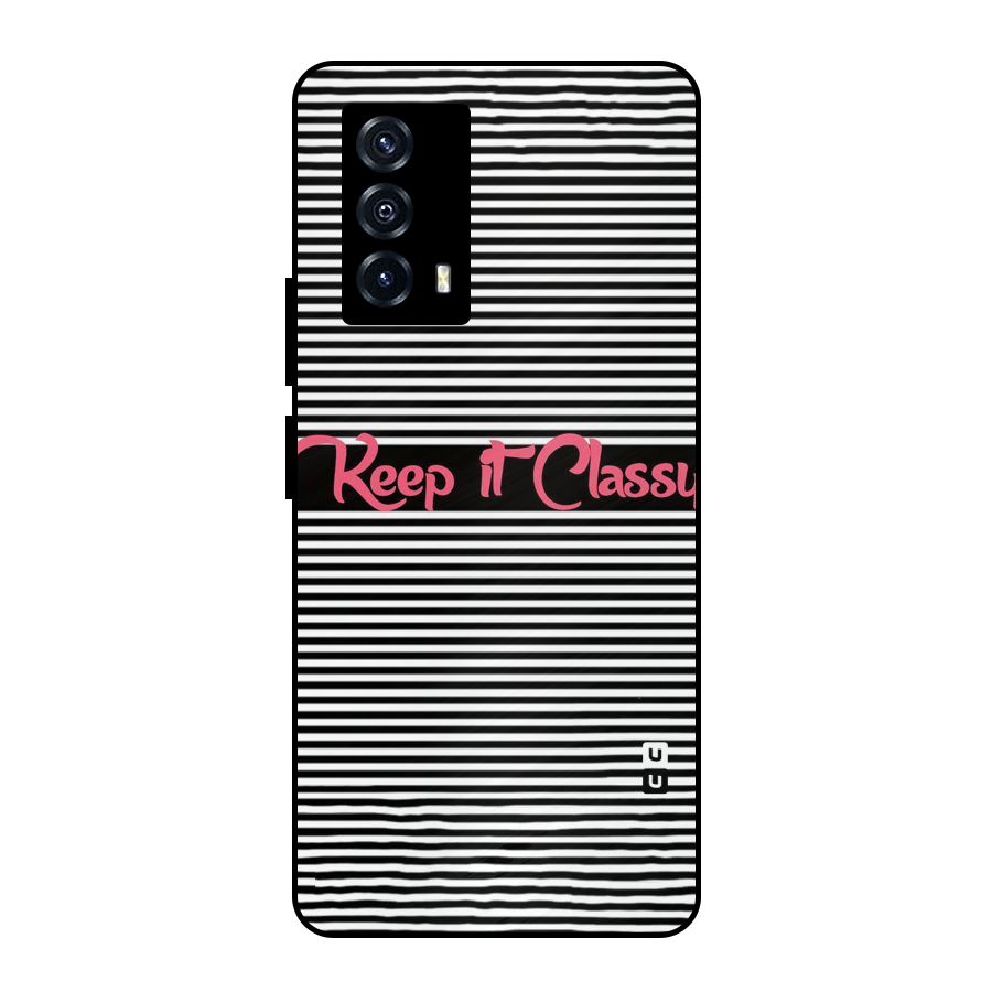 Keep It Classy Metal Back Case for iQOO Z5