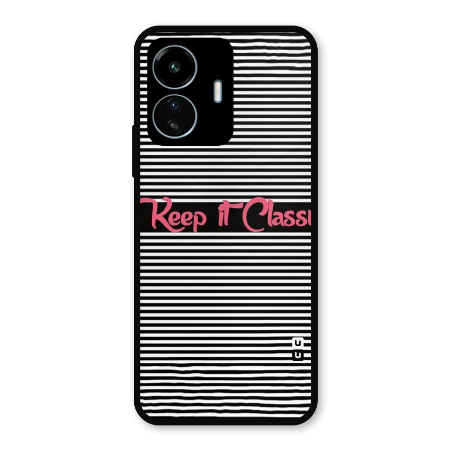 Keep It Classy Metal Back Case for vivo iQOO Z6 Lite 5G