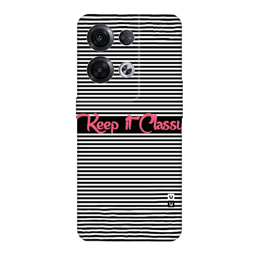 Keep It Classy Original Polycarbonate Back Case for Oppo Reno8 Pro 5G