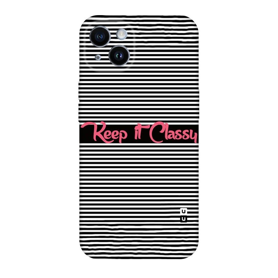 Keep It Classy Original Polycarbonate Back Case for iPhone 14