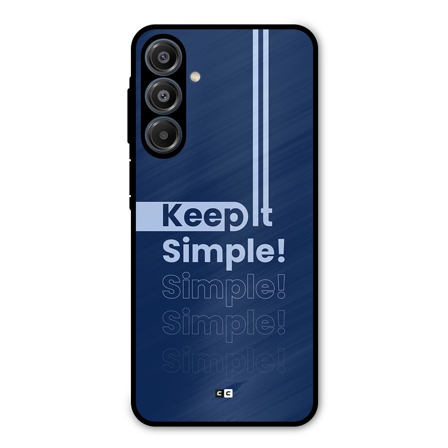 Keep It Simple Metal Back Case for Galaxy A16 5G