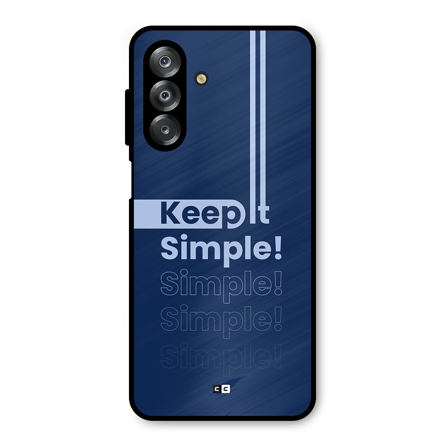 Keep It Simple Metal Back Case for Galaxy A26