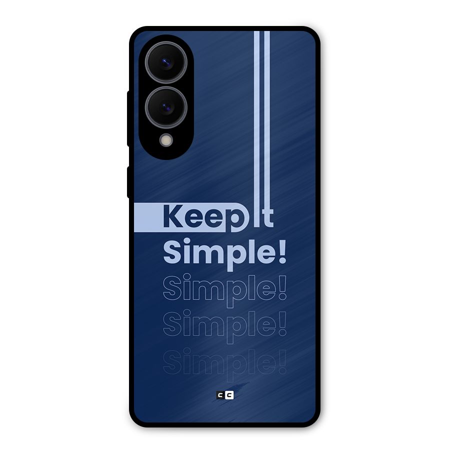 Keep It Simple Metal Back Case for Galaxy S25 Edge