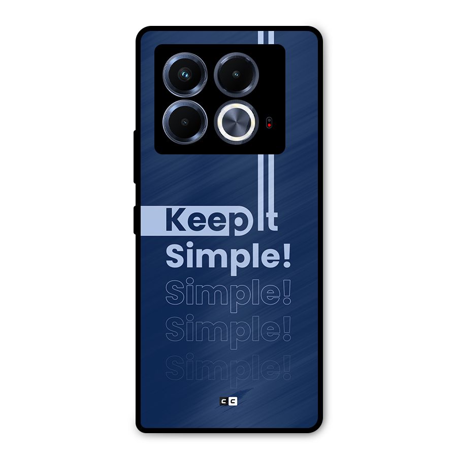 Keep It Simple Metal Back Case for Infinix Note 40 5G