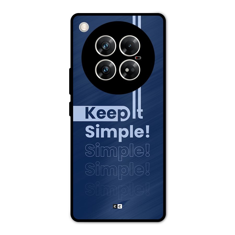 Keep It Simple Metal Back Case for Infinix Zero 40 5G