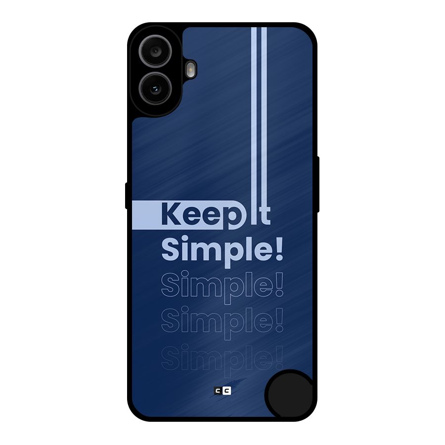 Keep It Simple Metal Back Case for Nothing CMF Phone 1