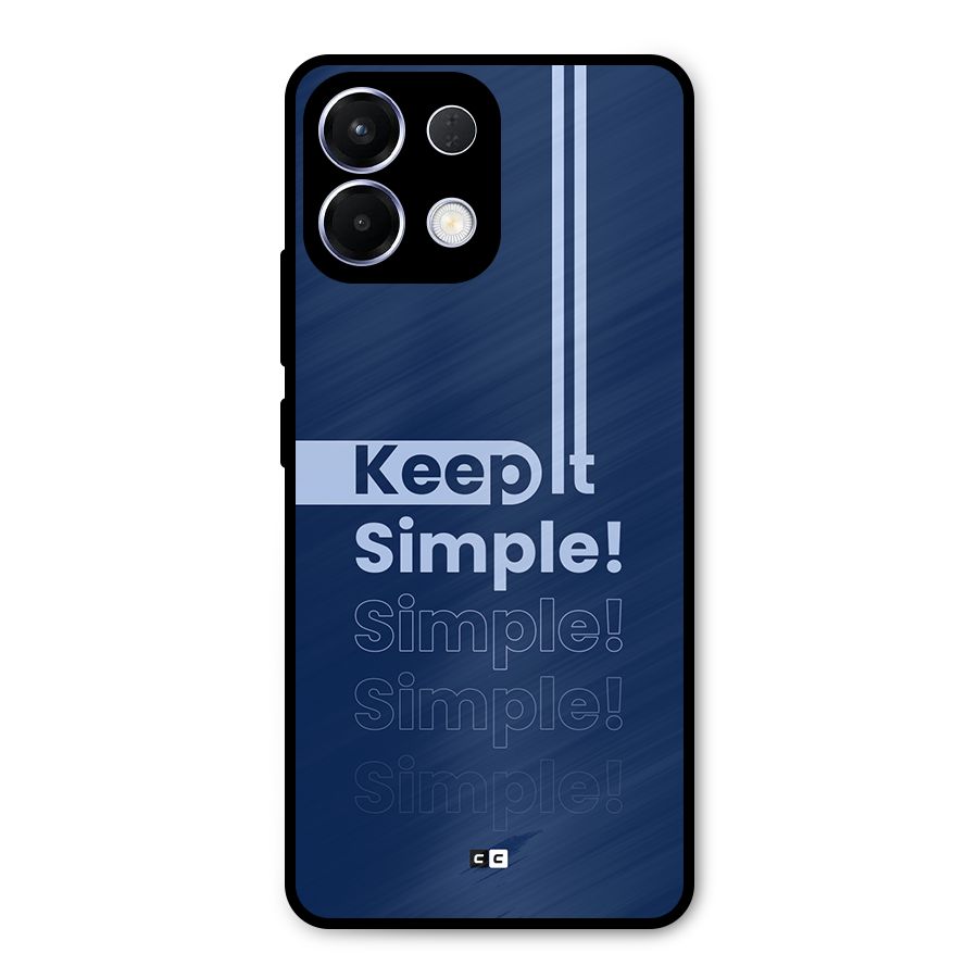 Keep It Simple Metal Back Case for Oppo K13