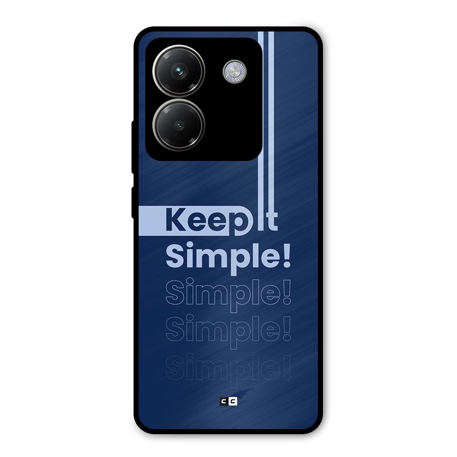 Keep It Simple Metal Back Case for Poco M7 Pro 5G