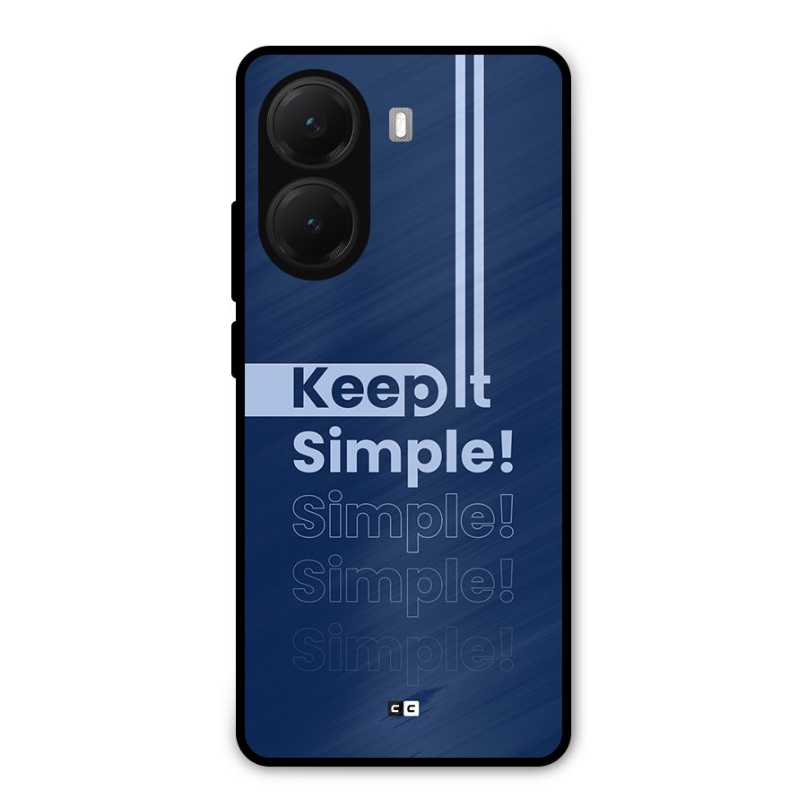 Keep It Simple Metal Back Case for Poco X7 Pro