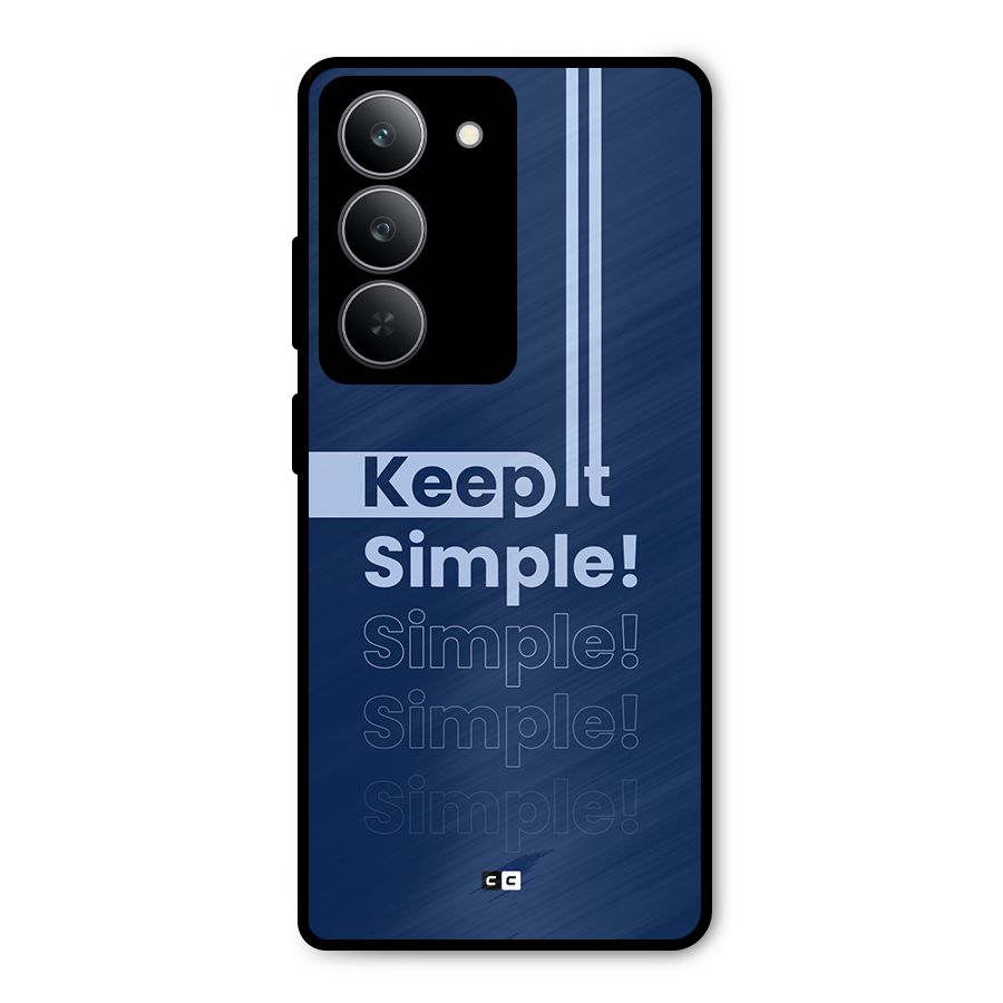 Keep It Simple Metal Back Case for Realme 14x