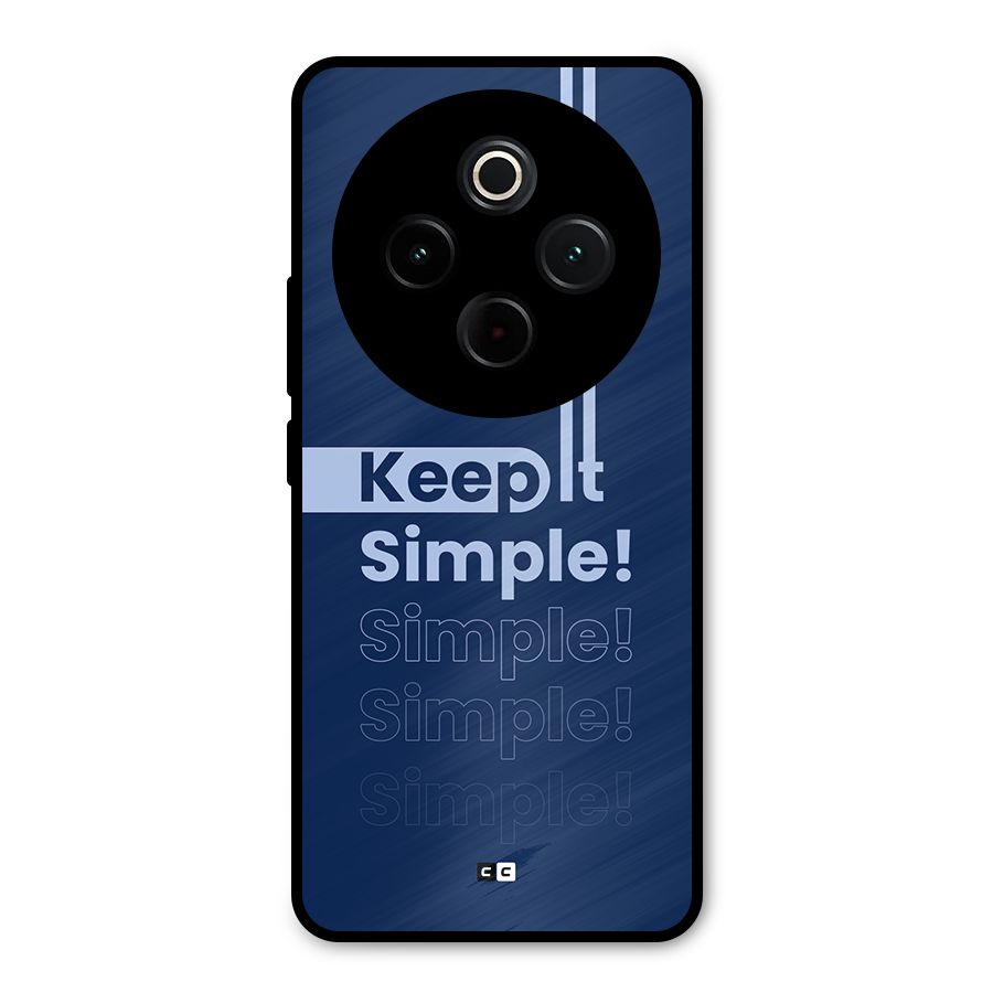 Keep It Simple Metal Back Case for Vivo T4