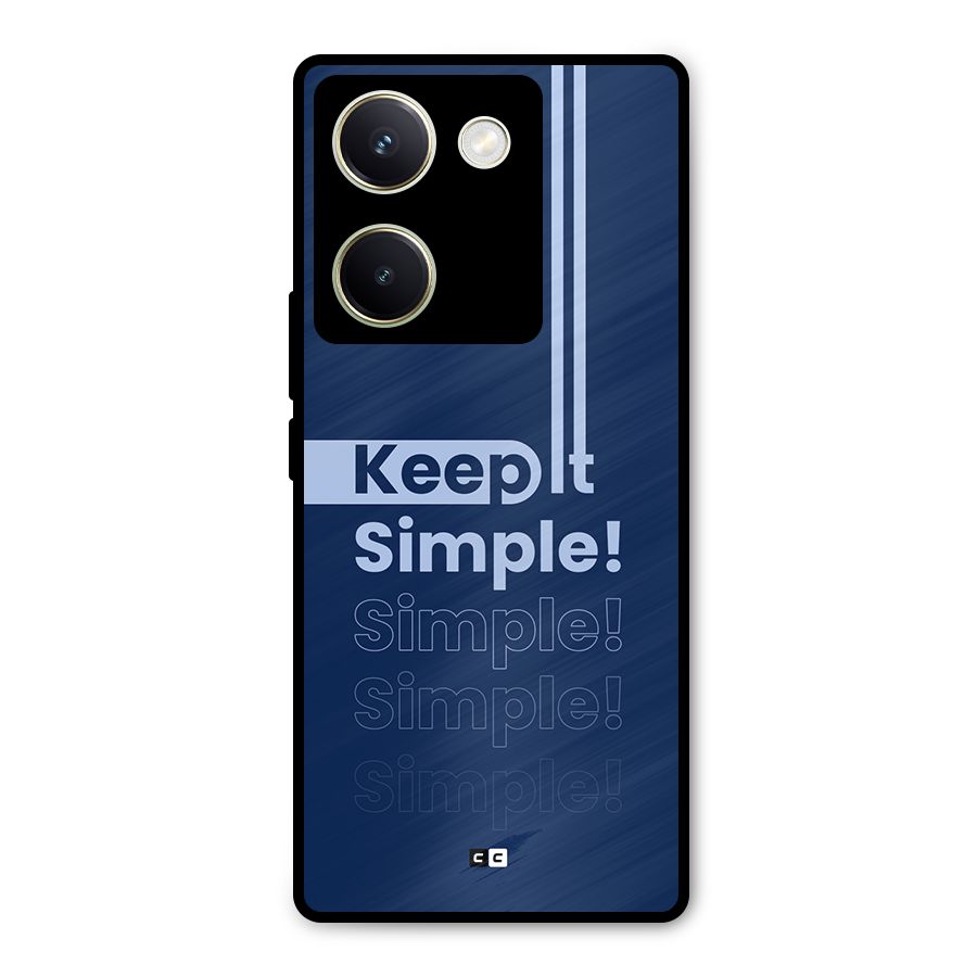 Keep It Simple Metal Back Case for Vivo Y200 Pro