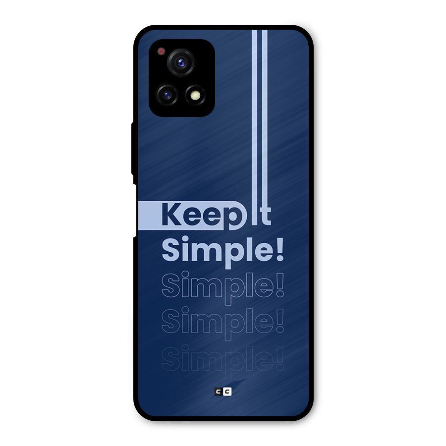 Keep It Simple Metal Back Case for Vivo Y72 5G