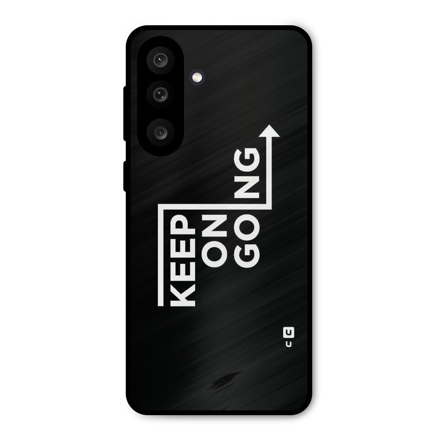 Keep On Going Metal Back Case for Galaxy M56