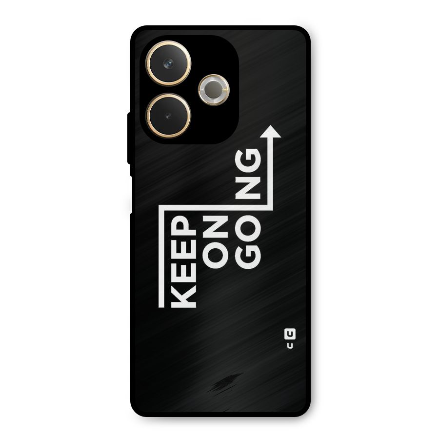 Keep On Going Metal Back Case for Oppo A5 Pro