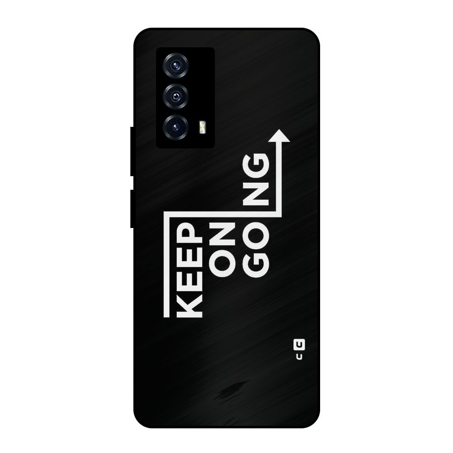 Keep On Going Metal Back Case for iQOO Z5