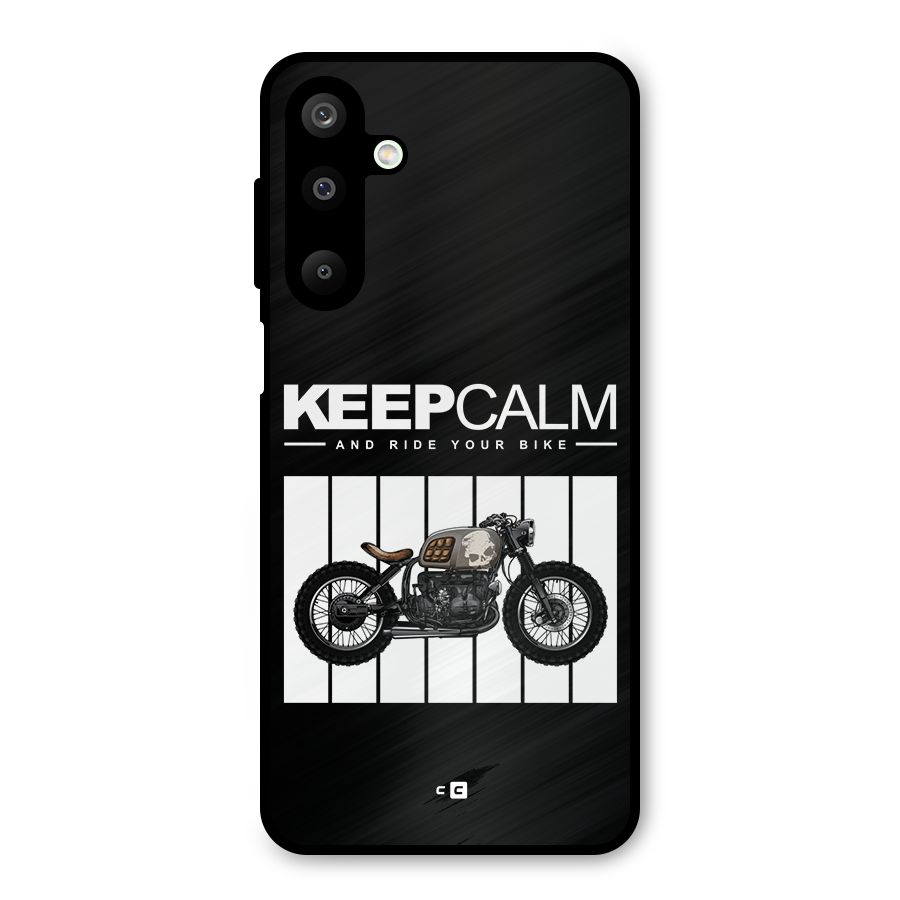 Keeps Calm Metal Back Case for Galaxy M16