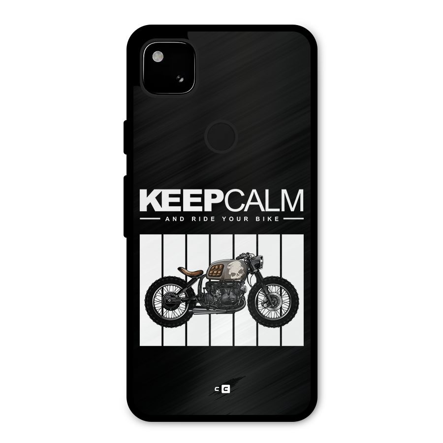 Keeps Calm Metal Back Case for Google Pixel 4a