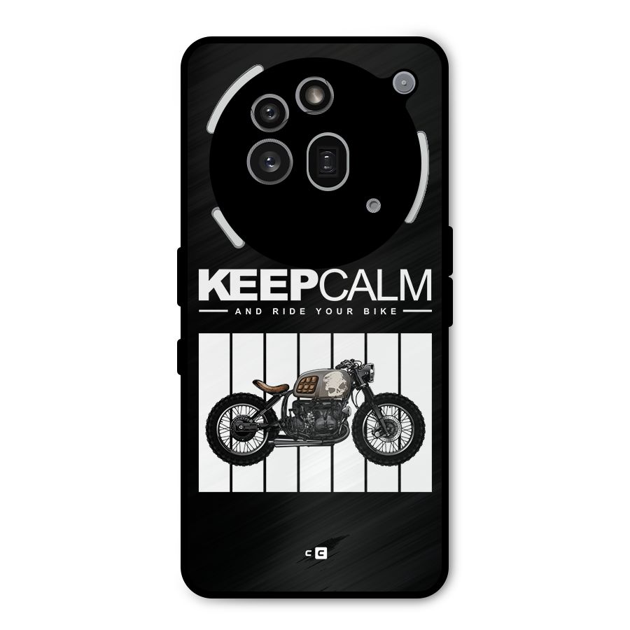 Keeps Calm Metal Back Case for Nothing Phone 3a Pro