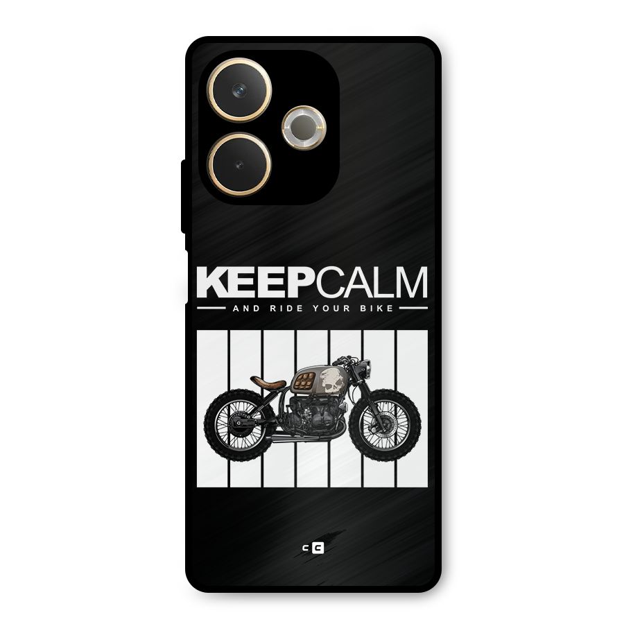 Keeps Calm Metal Back Case for Oppo A5 Pro