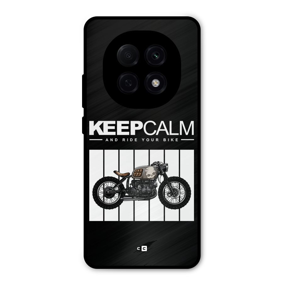 Keeps Calm Metal Back Case for Oppo F29 Pro