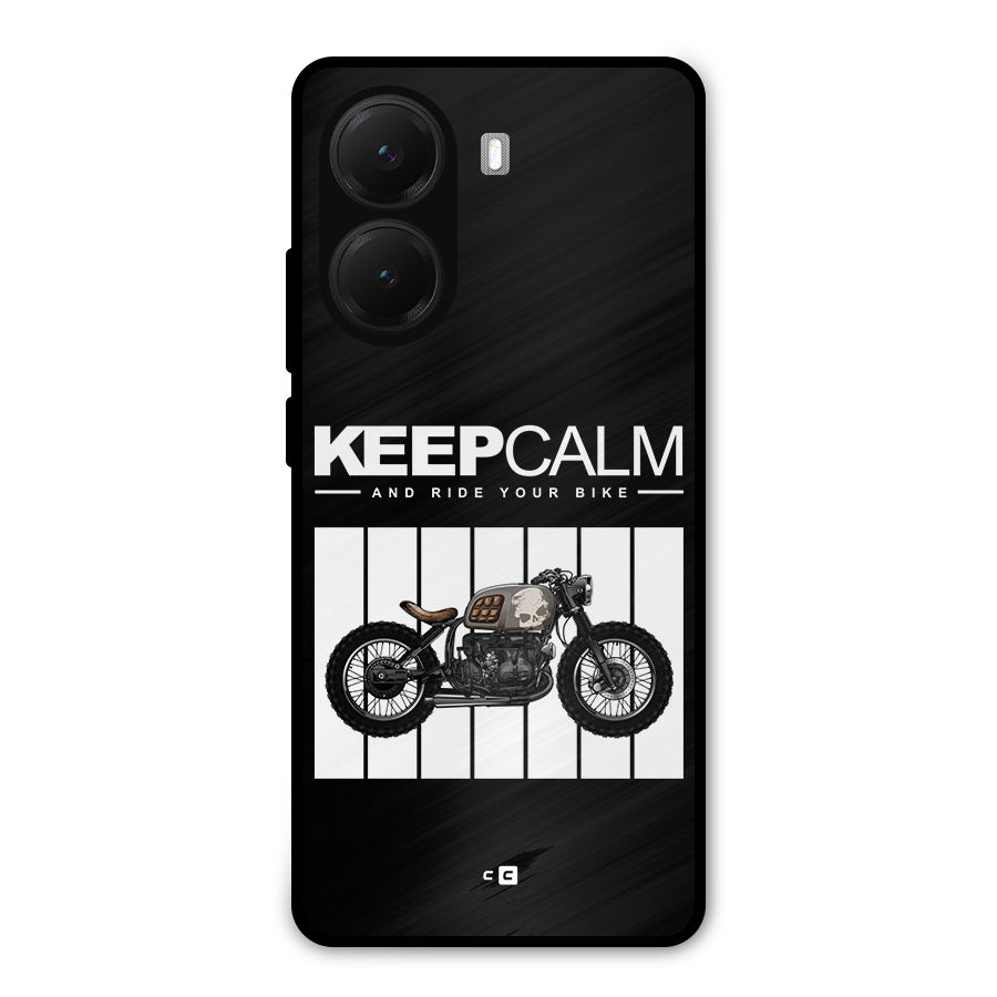 Keeps Calm Metal Back Case for Poco X7 Pro