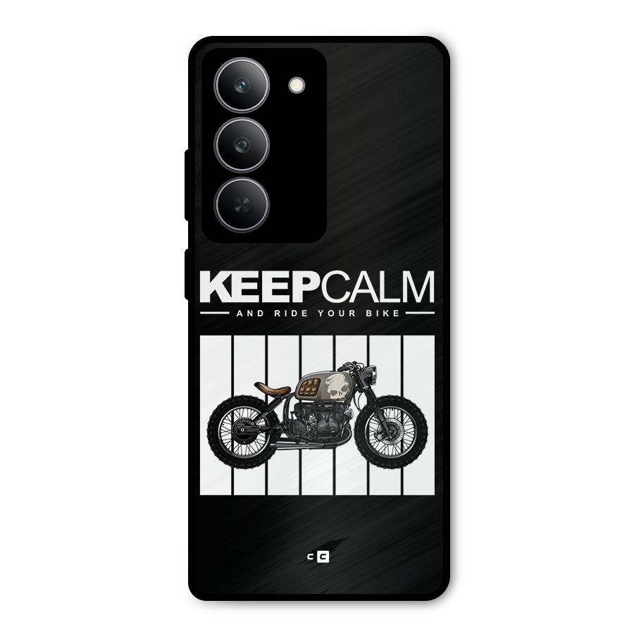 Keeps Calm Metal Back Case for Realme 14x