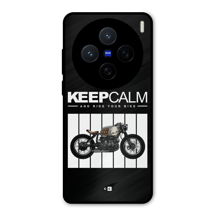 Keeps Calm Metal Back Case for Vivo X200