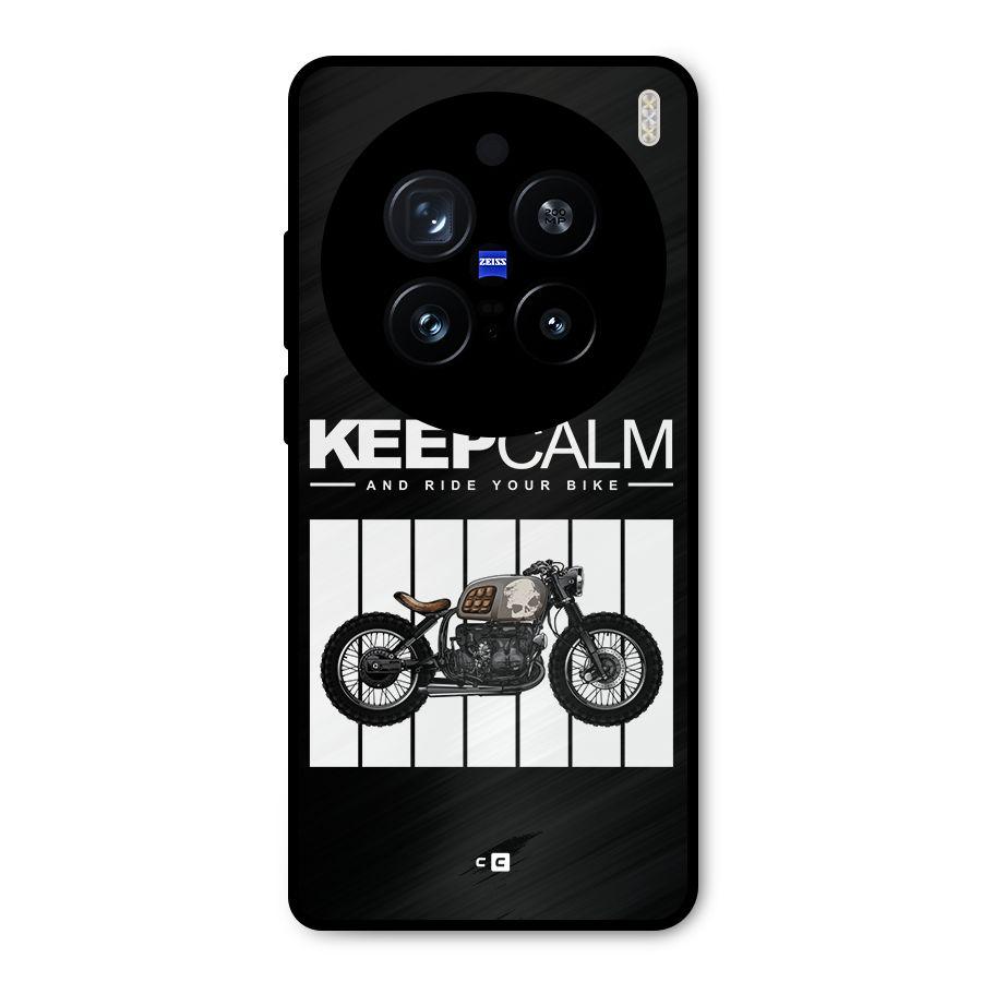 Keeps Calm Metal Back Case for Vivo X200 Pro