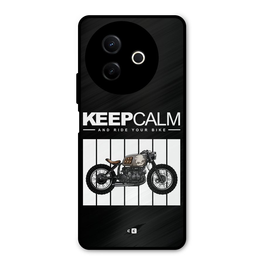 Keeps Calm Metal Back Case for Vivo Y39
