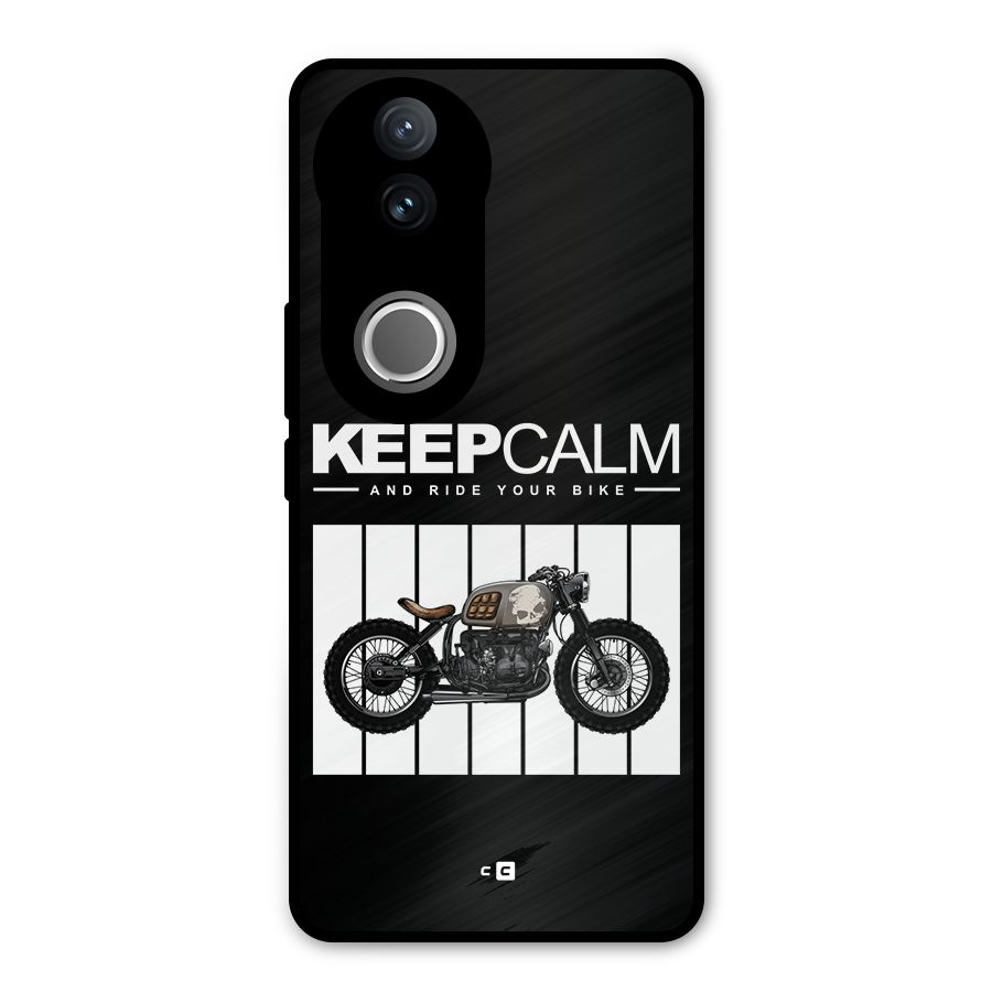 Keeps Calm Metal Back Case for iQOO Z10R