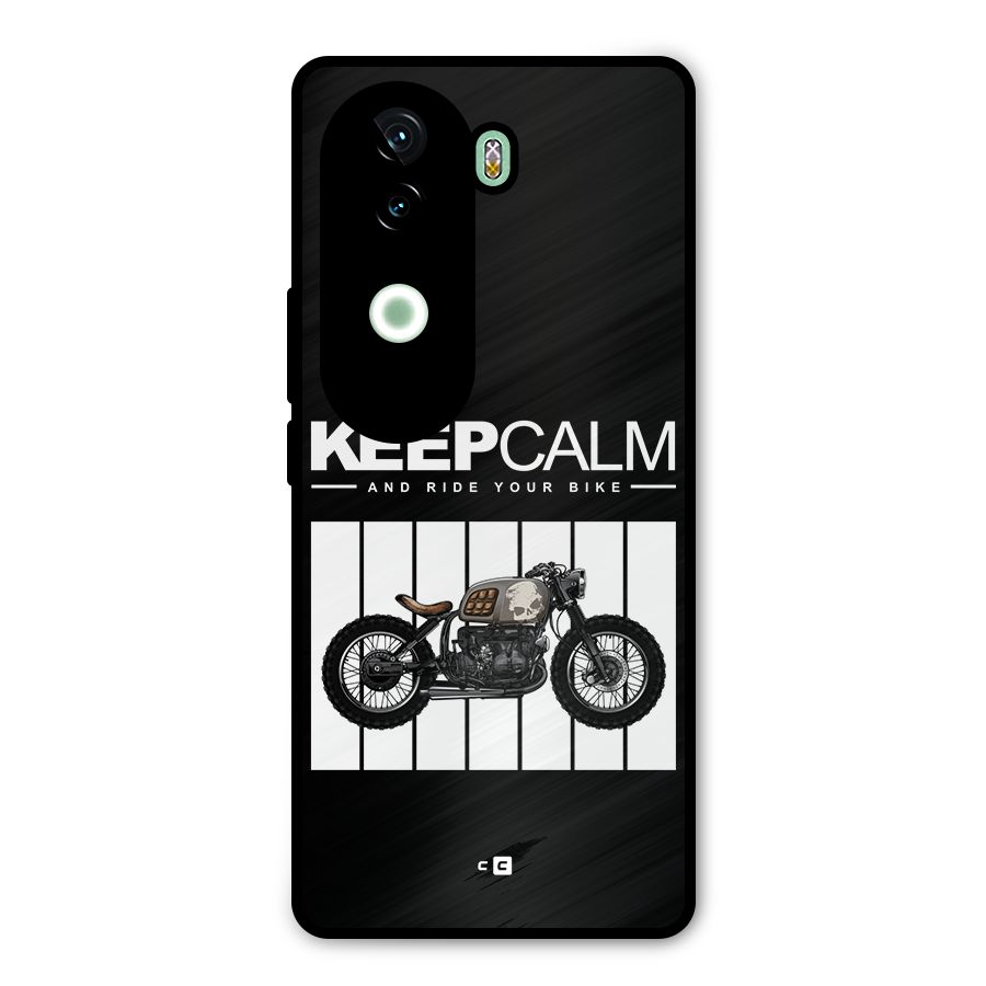 Keeps Calm Metal Back Case for iQOO Z9s