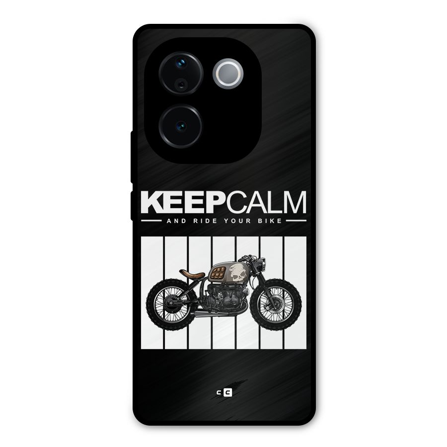 Keeps Calm Metal Back Case for iQOO Z9s Pro