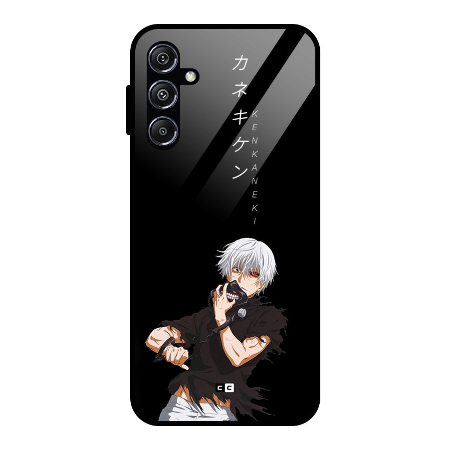 Ken Kanek Unveiling Mask Glass Back Case for Galaxy M34 5G