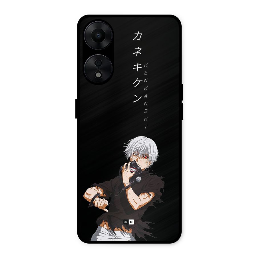 Ken Kanek Unveiling Mask Metal Back Case for Oppo A78 5G