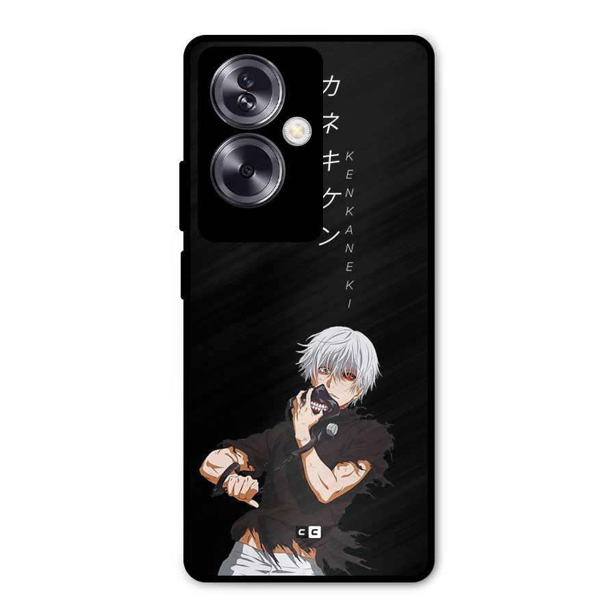 Ken Kanek Unveiling Mask Metal Back Case for Oppo A79 5G