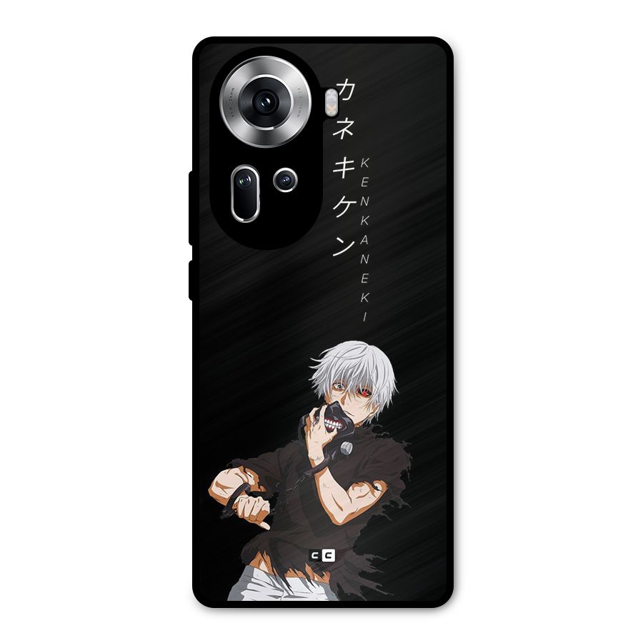 Ken Kanek Unveiling Mask Metal Back Case for Oppo Reno11 5G