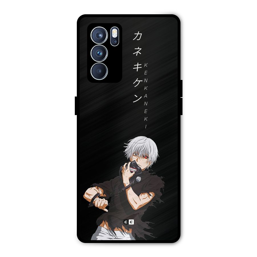 Ken Kanek Unveiling Mask Metal Back Case for Oppo Reno6 Pro 5G
