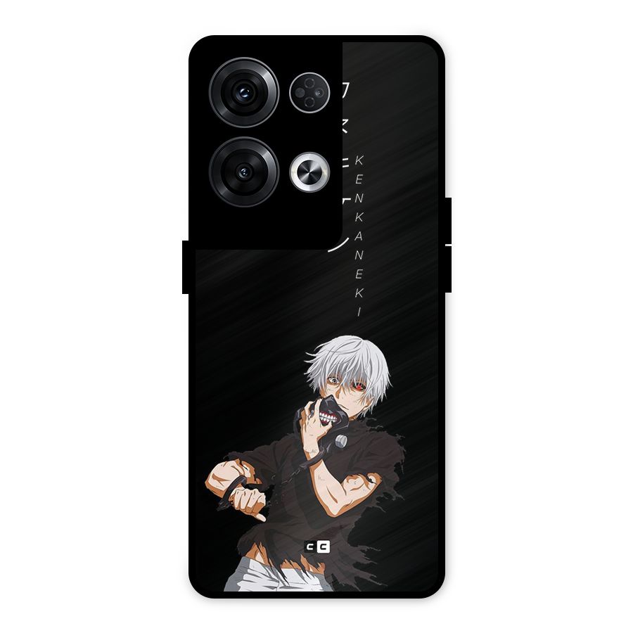 Ken Kanek Unveiling Mask Metal Back Case for Oppo Reno8 Pro 5G