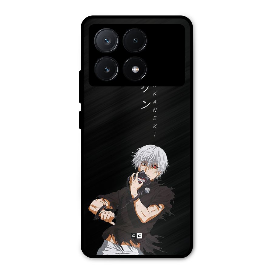 Ken Kanek Unveiling Mask Metal Back Case for Poco X6 Pro