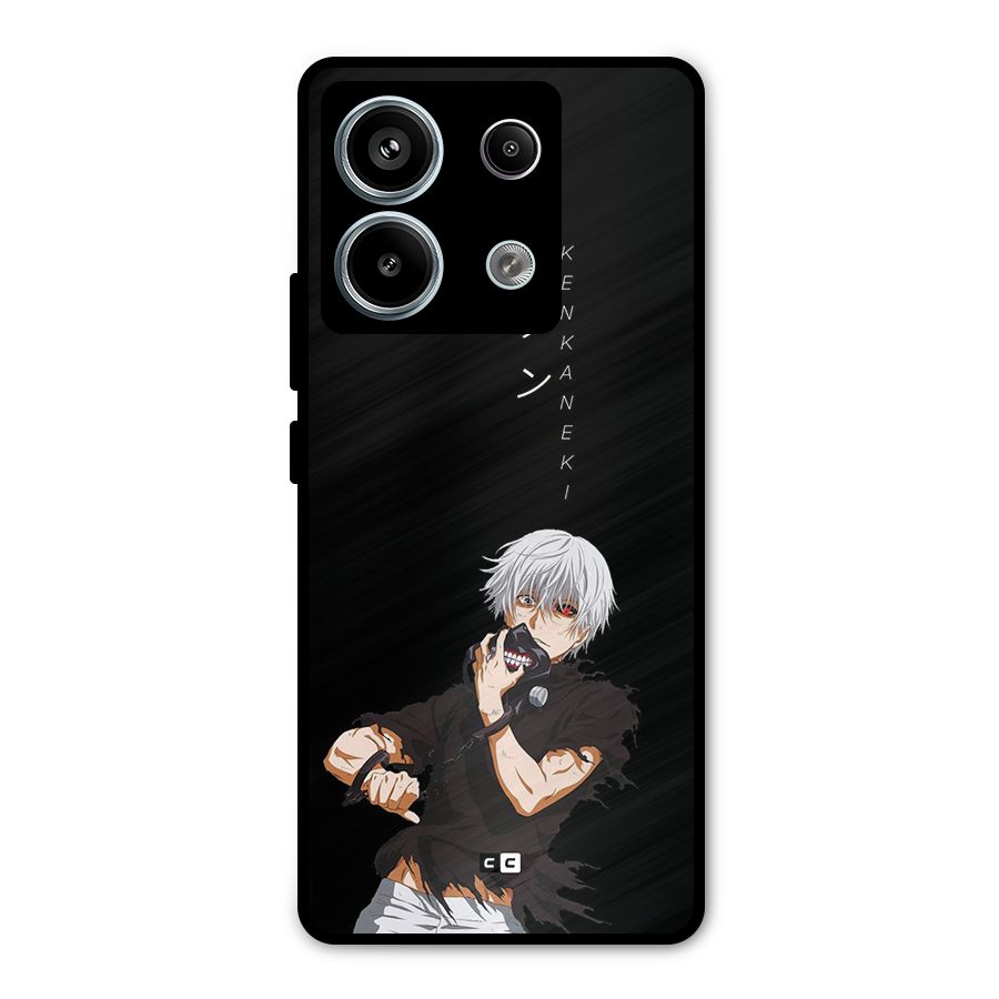 Ken Kanek Unveiling Mask Metal Back Case for Redmi Note 13 Pro 5G