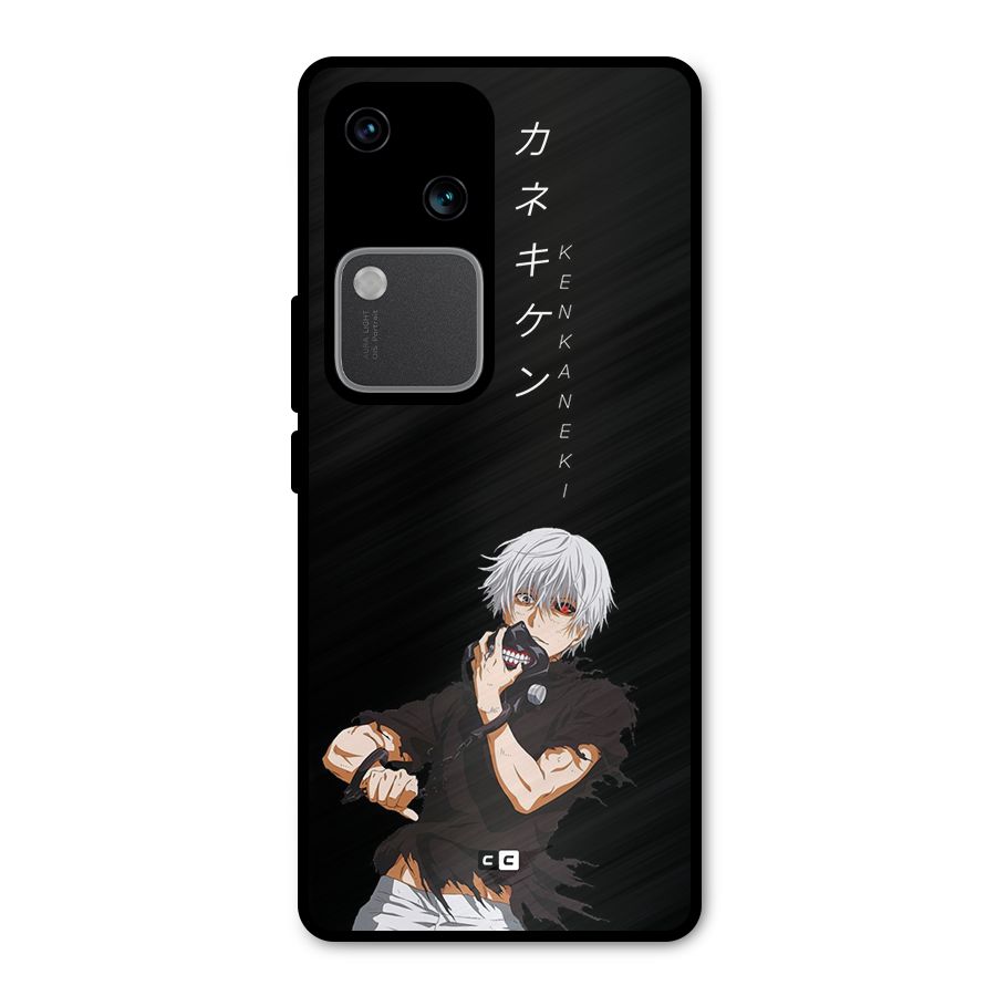 Ken Kanek Unveiling Mask Metal Back Case for Vivo V30 Pro