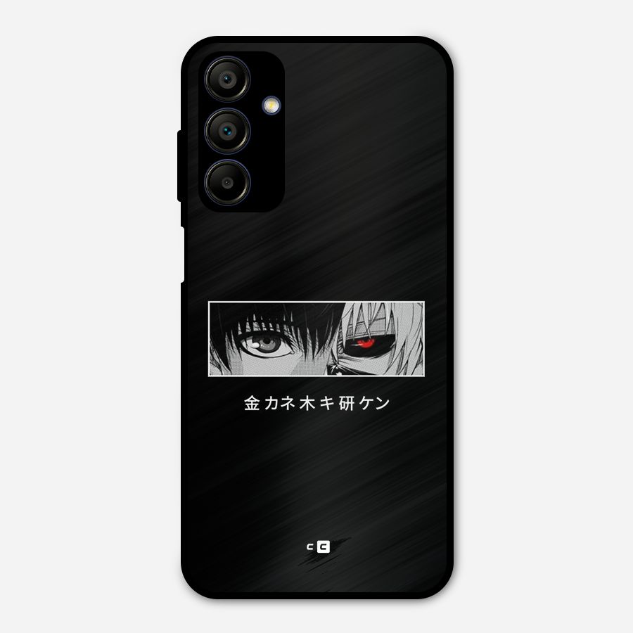 Ken Kaneki Minimalistic Art Metal Back Case for Galaxy A15 5G