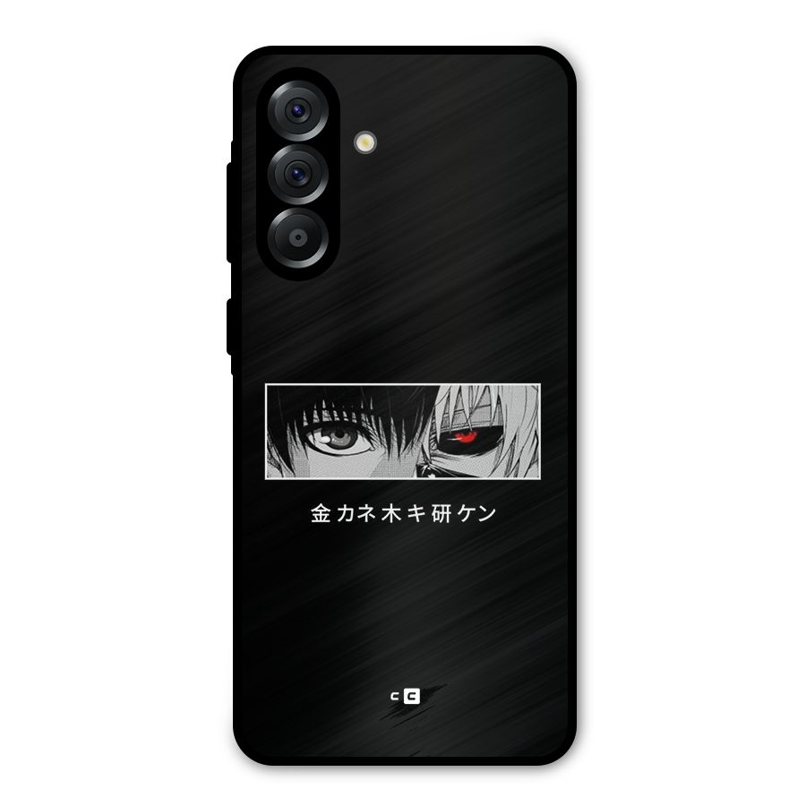 Ken Kaneki Minimalistic Art Metal Back Case for Galaxy A36