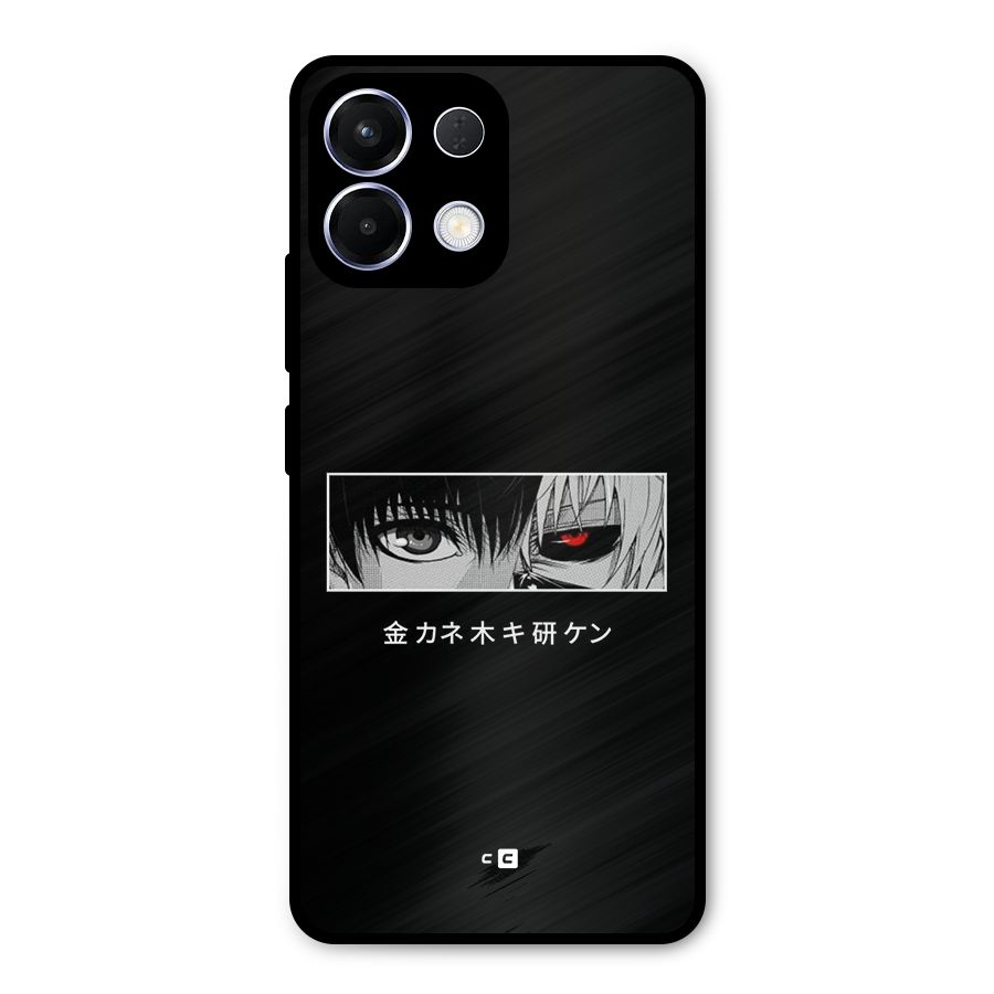 Ken Kaneki Minimalistic Art Metal Back Case for Oppo K13
