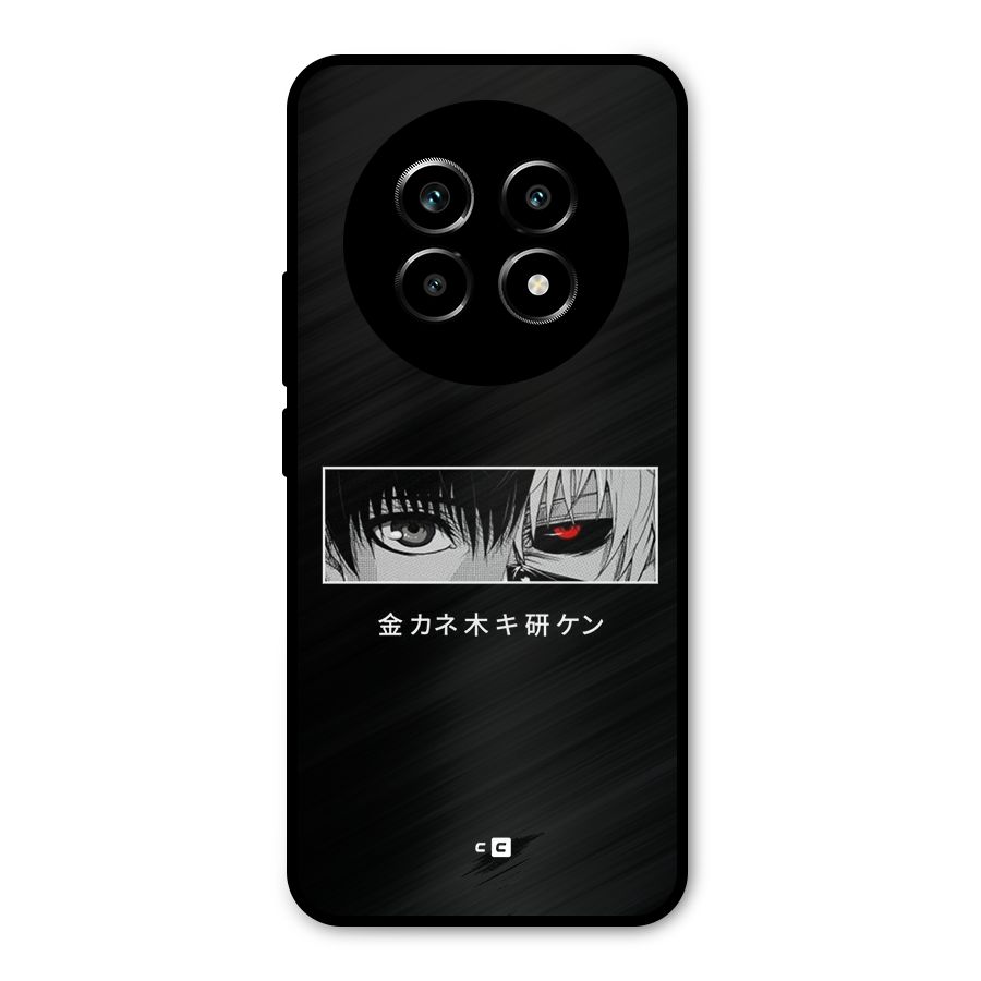 Ken Kaneki Minimalistic Art Metal Back Case for Realme 13 Pro