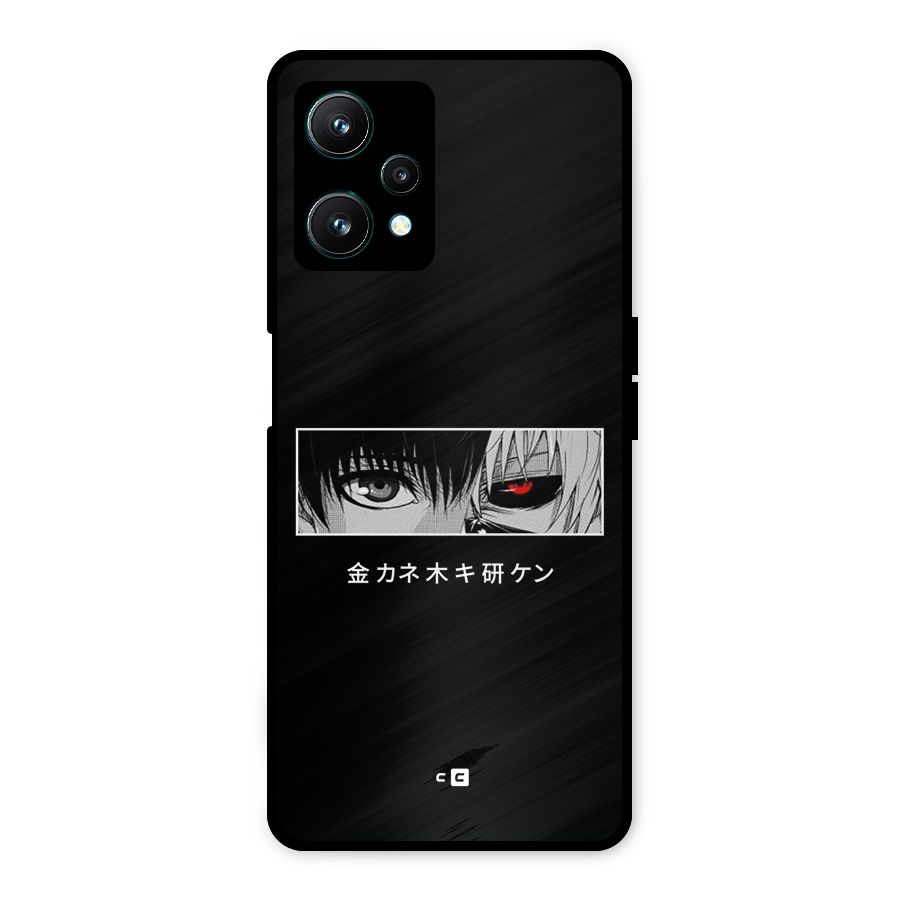 Ken Kaneki Minimalistic Art Metal Back Case for Realme 9 Pro 5G