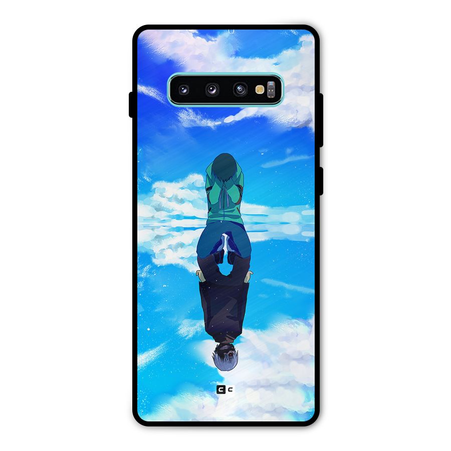 Ken Kaneki Reflection Metal Back Case for Galaxy S10 Plus